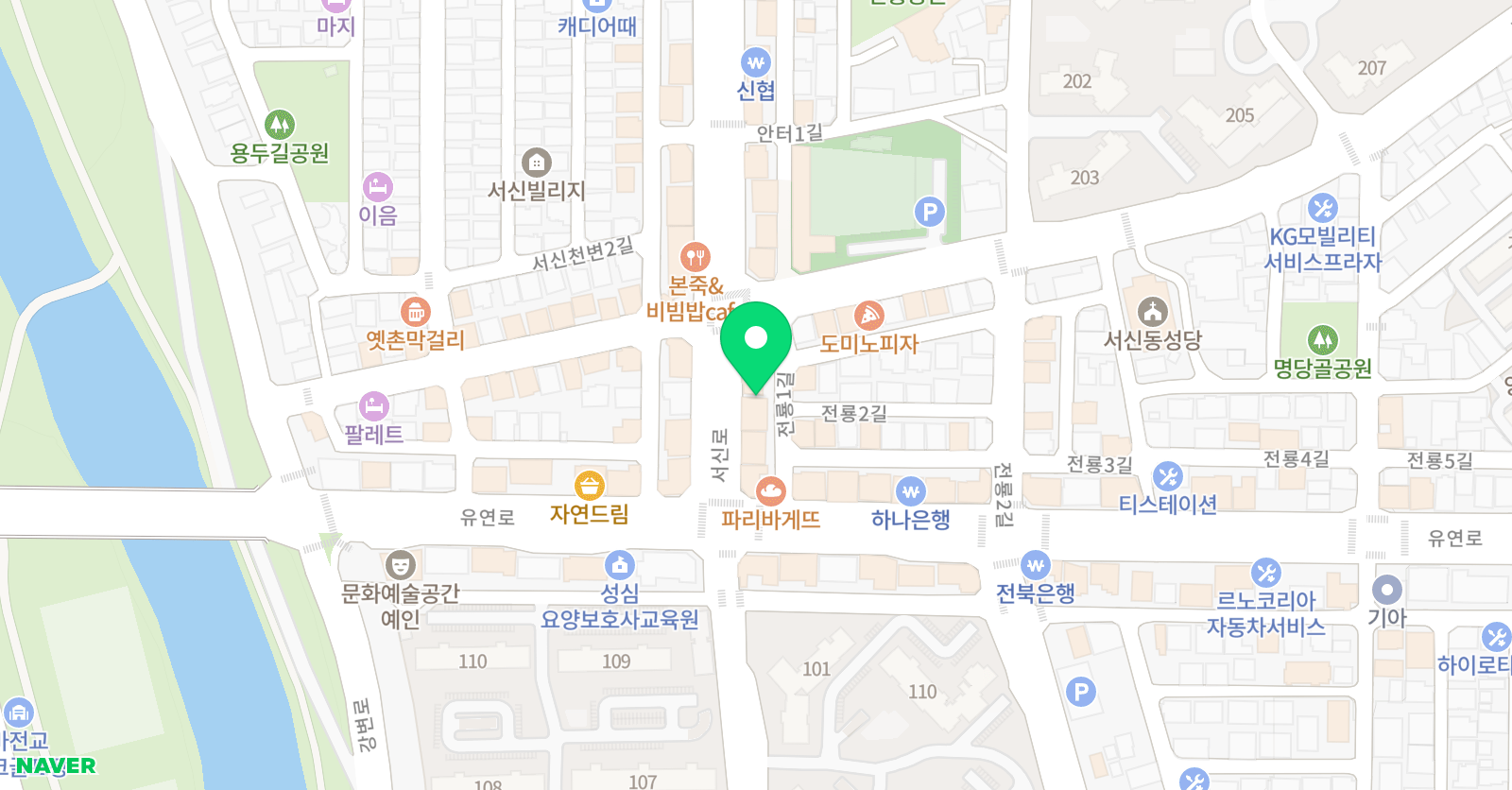 너를위한 수학과학학원 위치