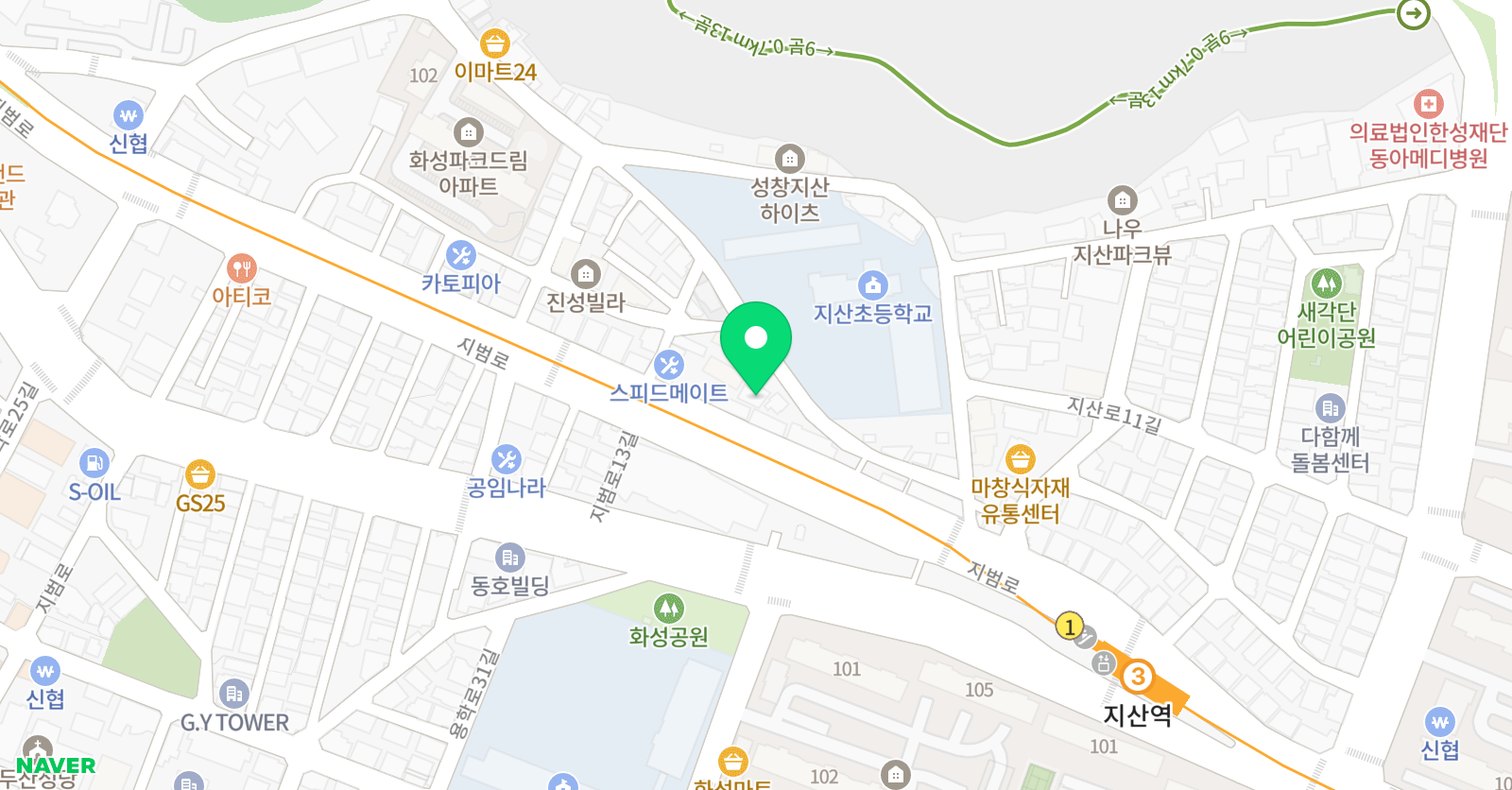 클림트의나무 아트스튜디오 미술학원 위치
