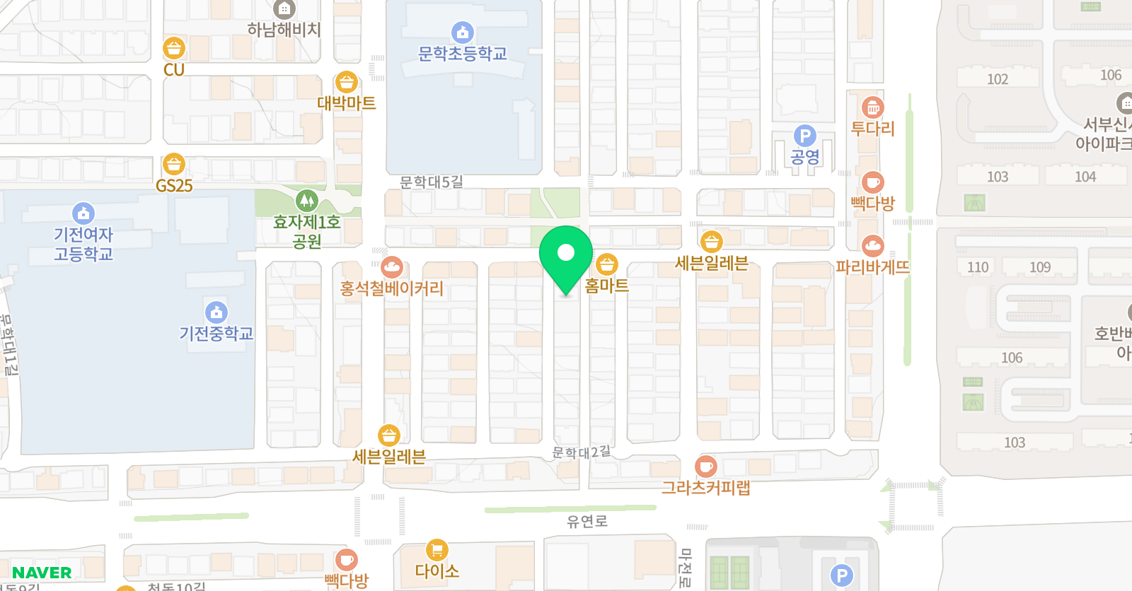 옥스퍼드영어 영어학원 위치