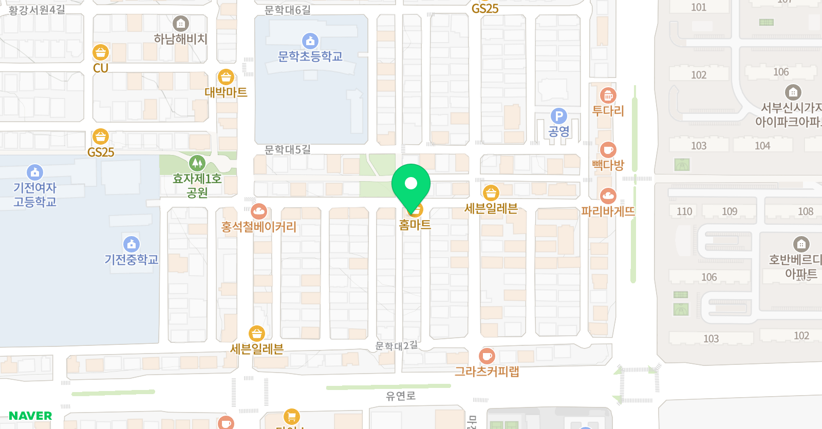 리드인 문학초점 위치