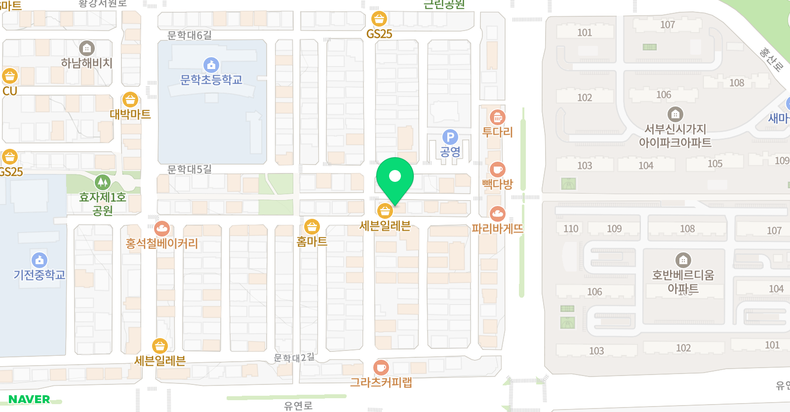 최상위수학 프라임학원 위치