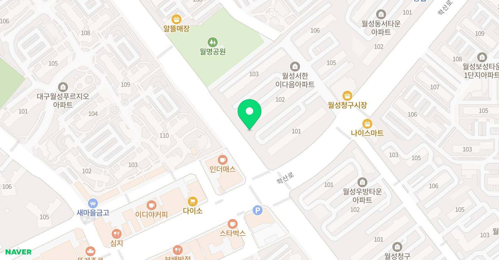 예본음악학원 위치