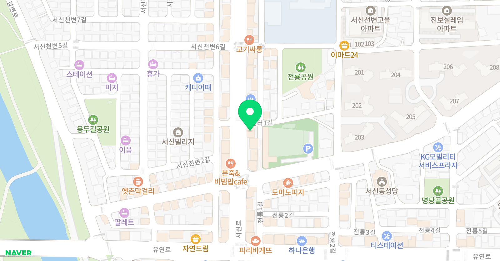 진수학 진영어 위치