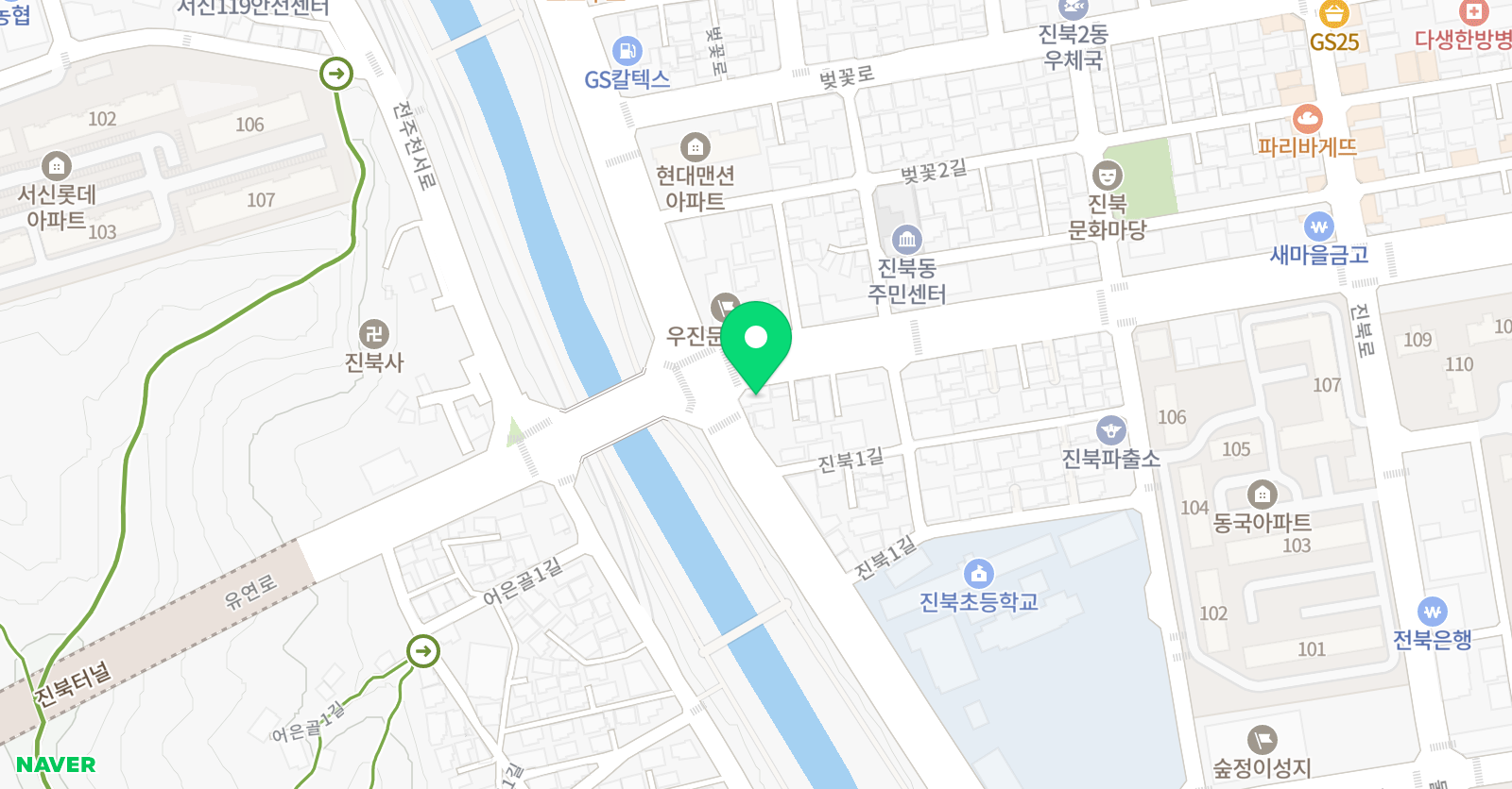 백제예술음악학원 위치
