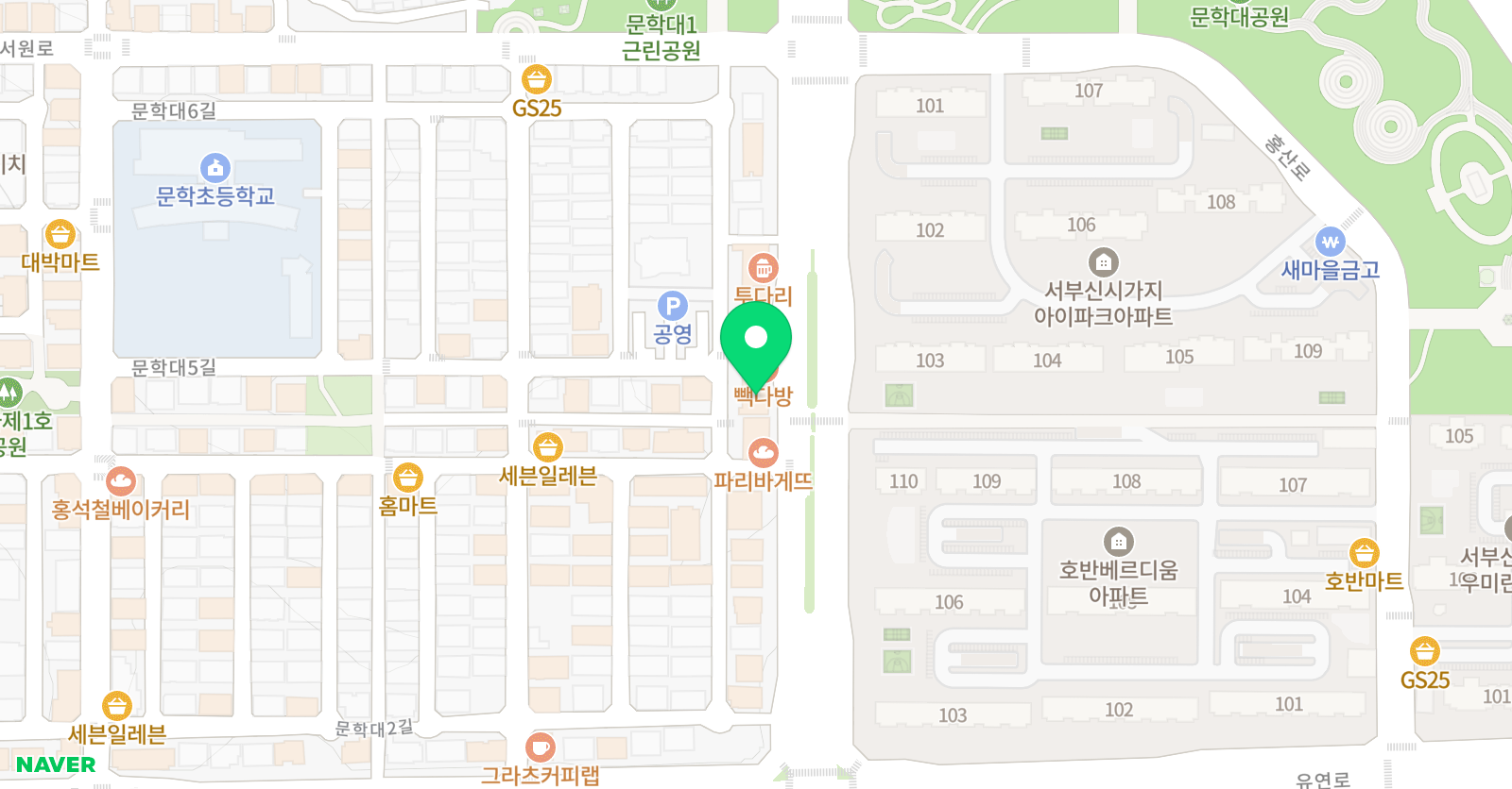 예쁜손 음악학원 위치