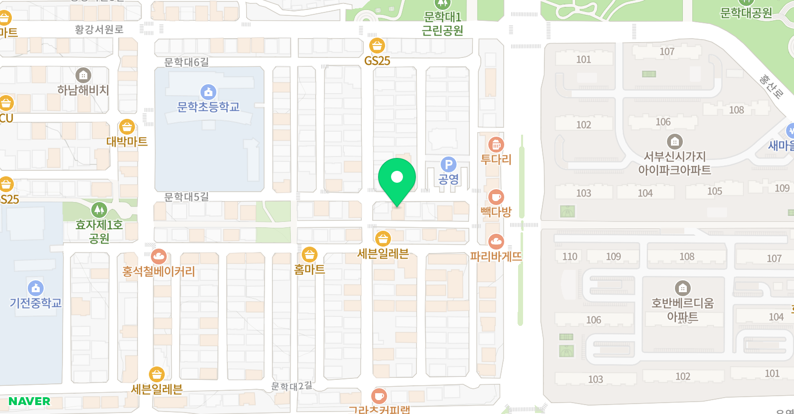 한우리 독서토론논술 위치