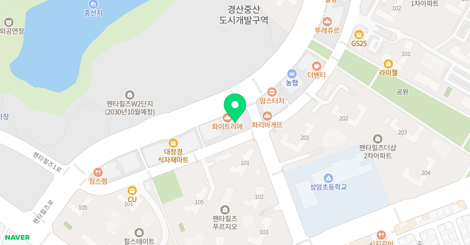 와이키즈 경산 학원 위치