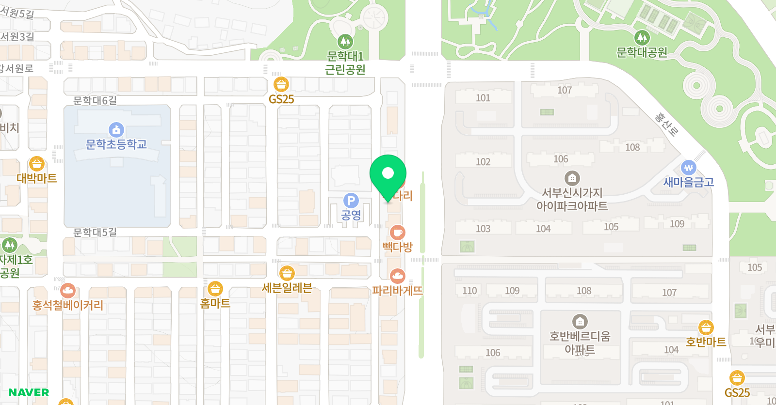 체칠리아 음악학원 위치