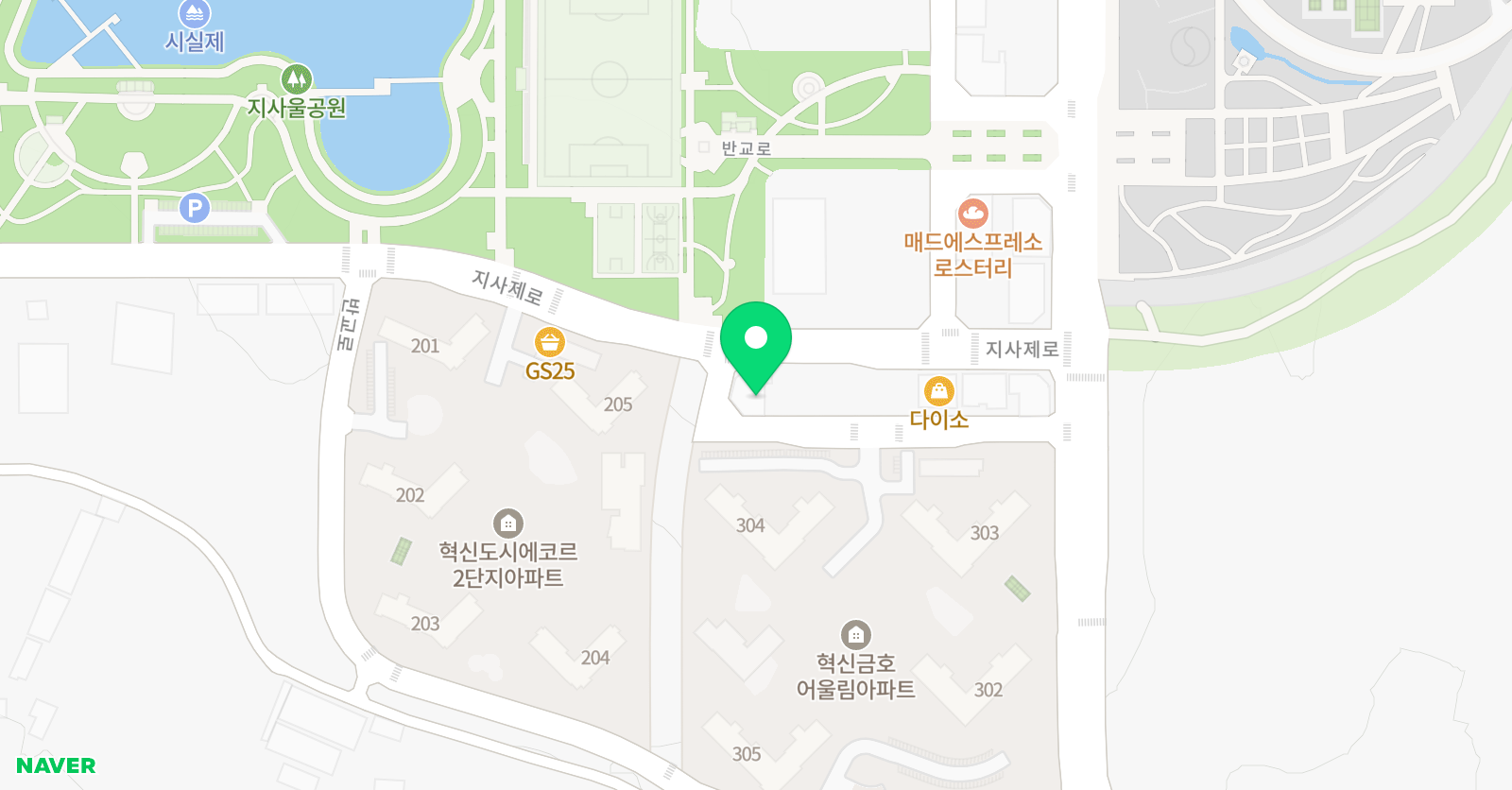 에브리바디업 영어학원 위치