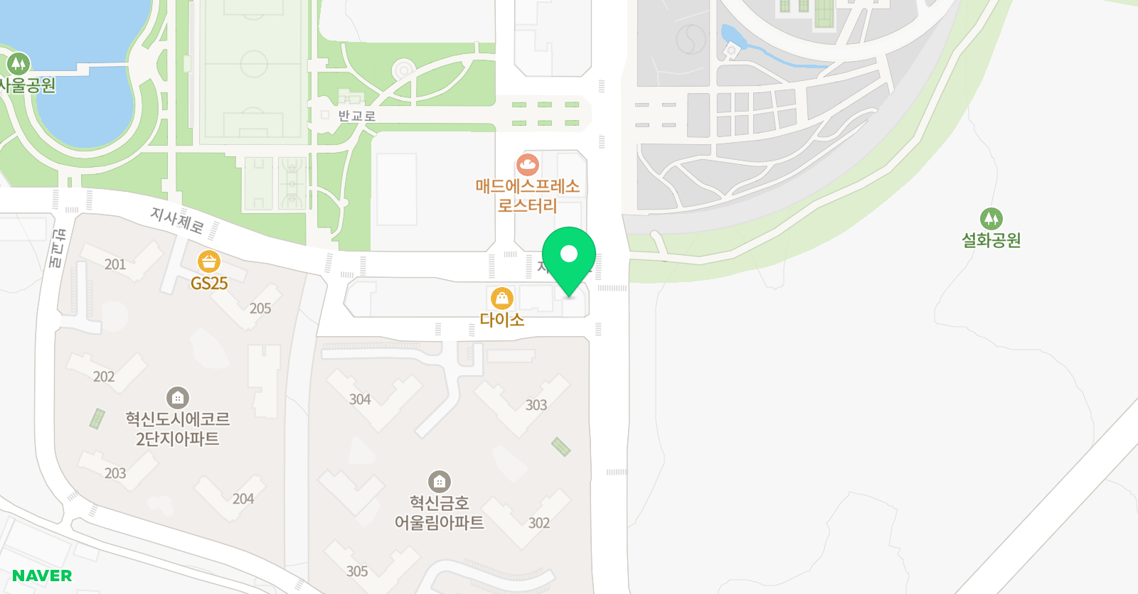 하버드 영어수학학원 위치