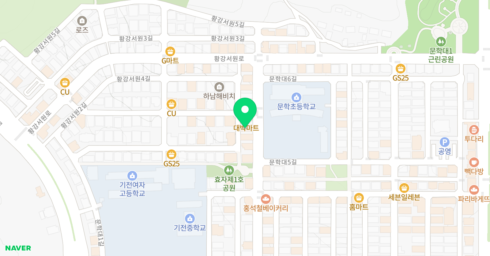 닮 수학 위치