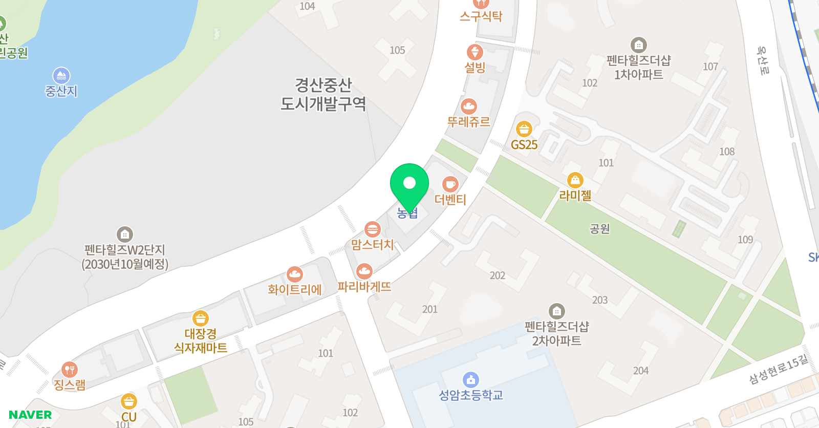 수자감 수학학원 인재관 위치