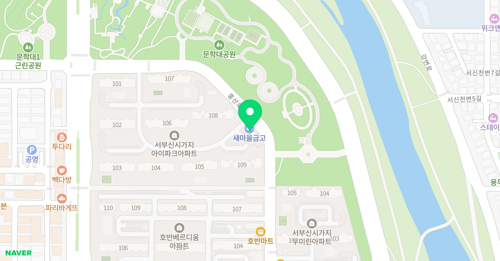 전선생 수학학원 위치
