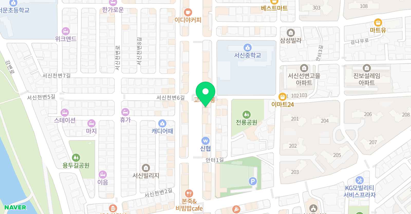 솔루니 독서토론논술 전북지점 위치