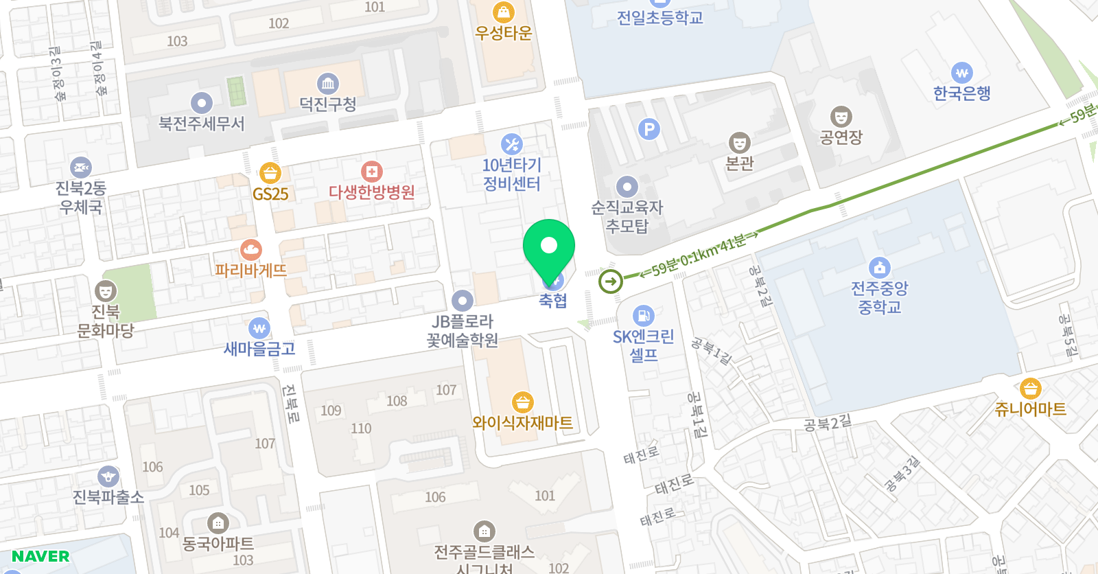 하이메스 수학전문학원 위치
