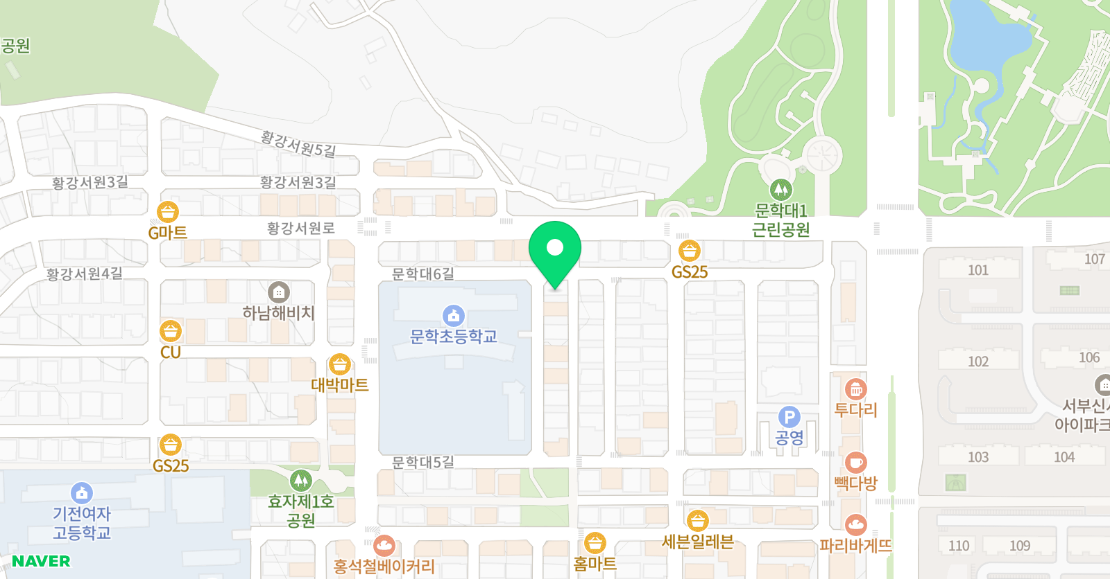 3030 영어 전주문학클래스 위치