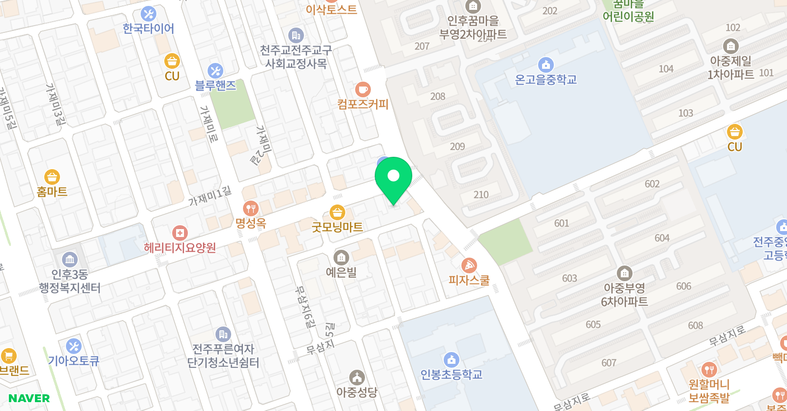 YBM잉글루 최강 영수학원 위치
