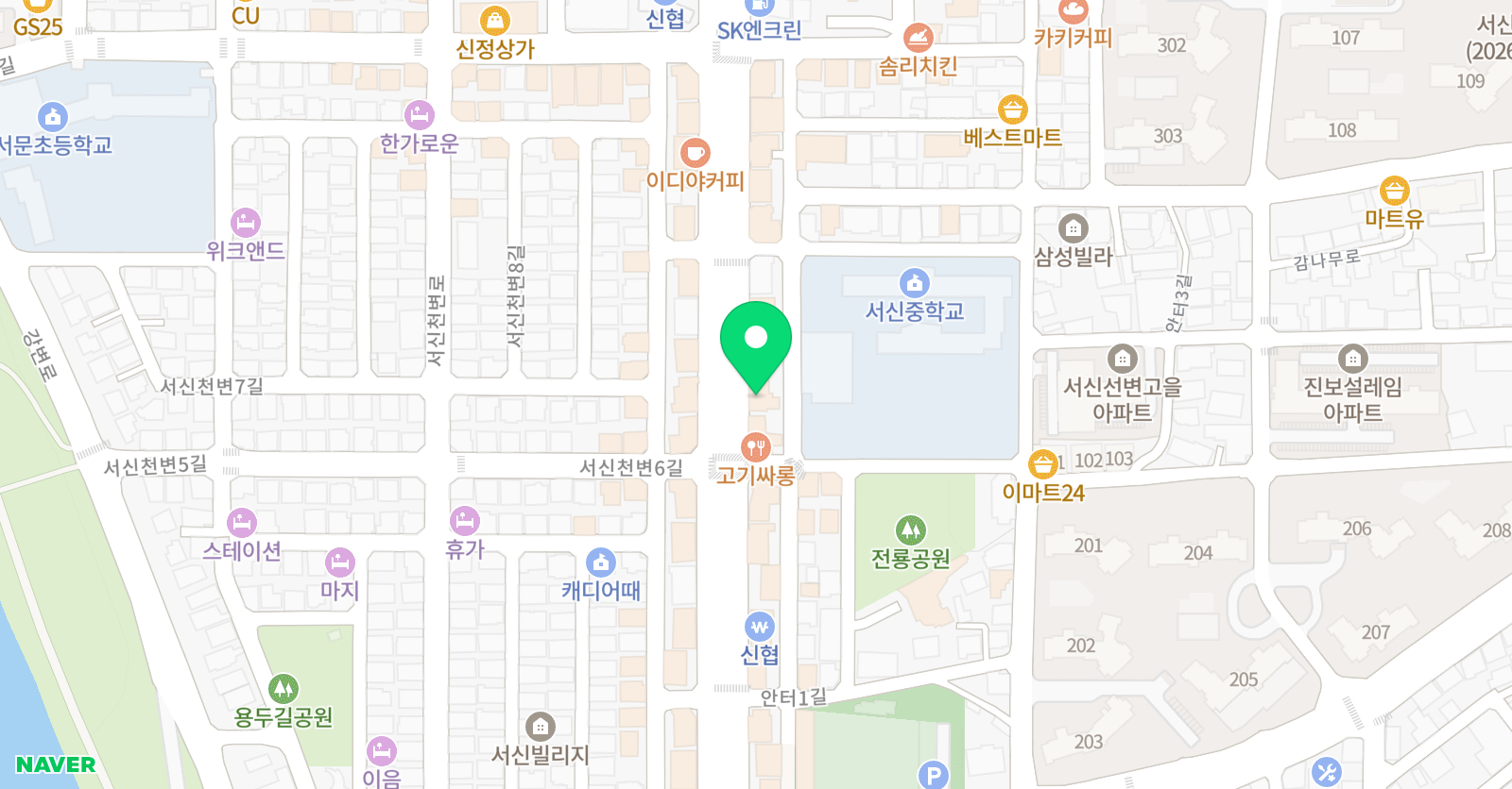 에센셜 수학학원 위치