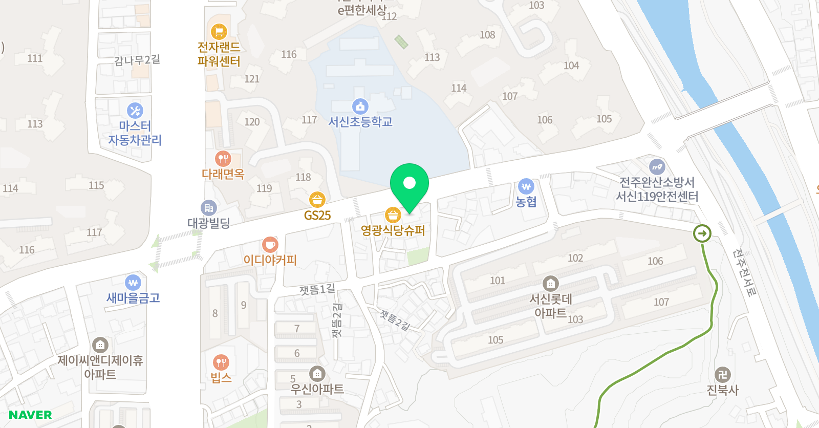 한우리 독서토론논술 서신홈클럽 위치