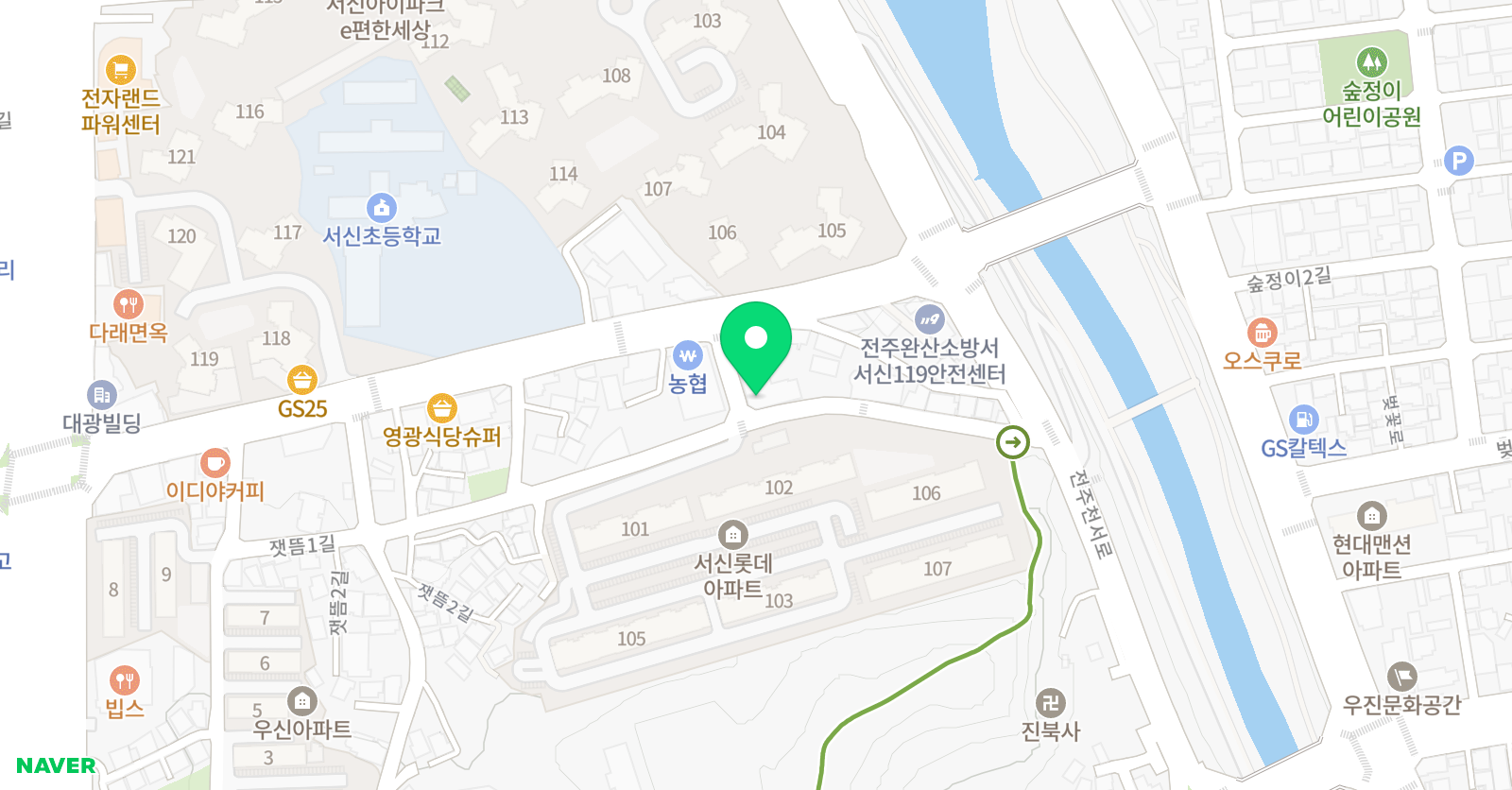 미미아트리 전주서신점 위치