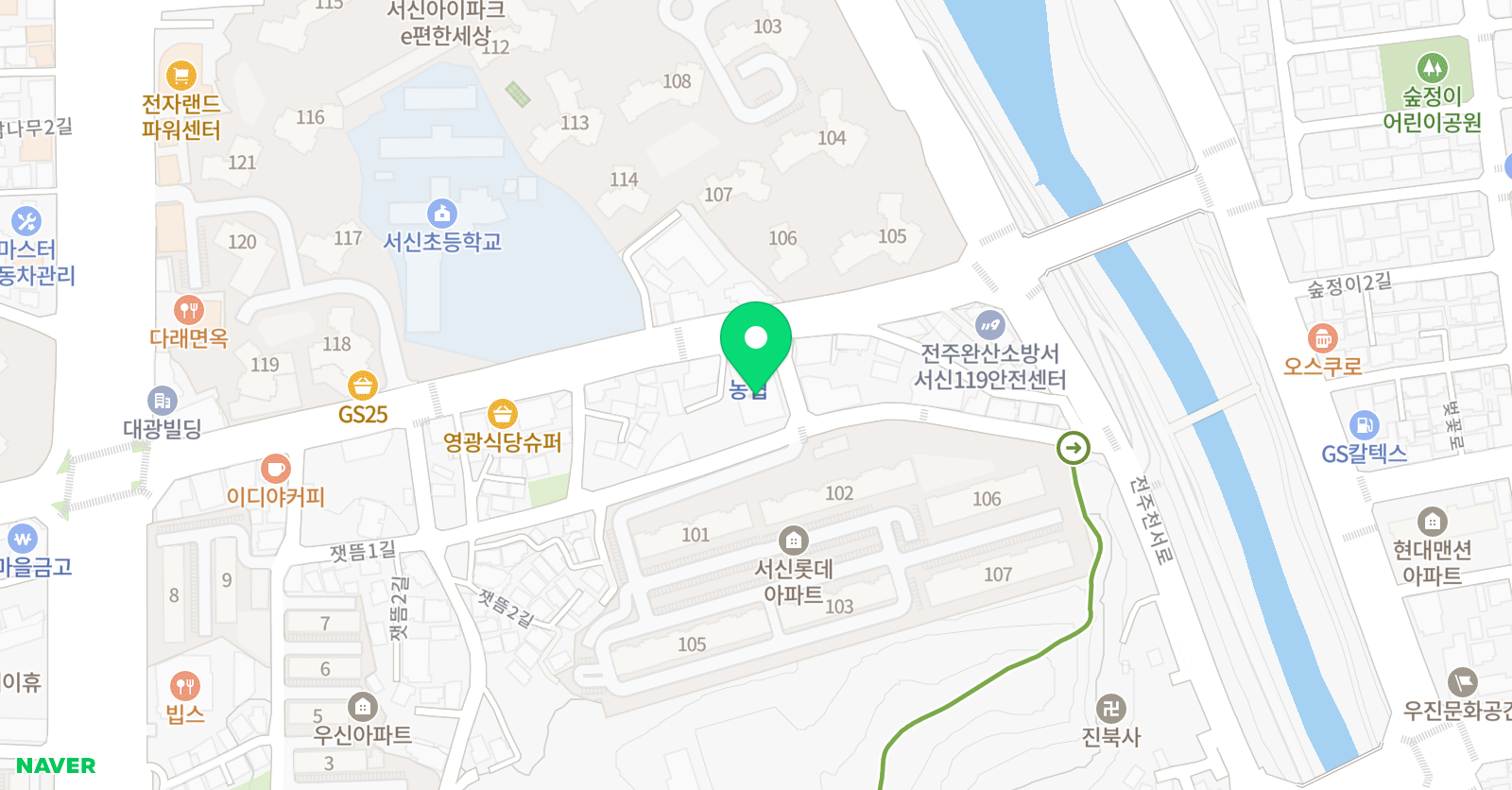선샤인 피아노학원 위치