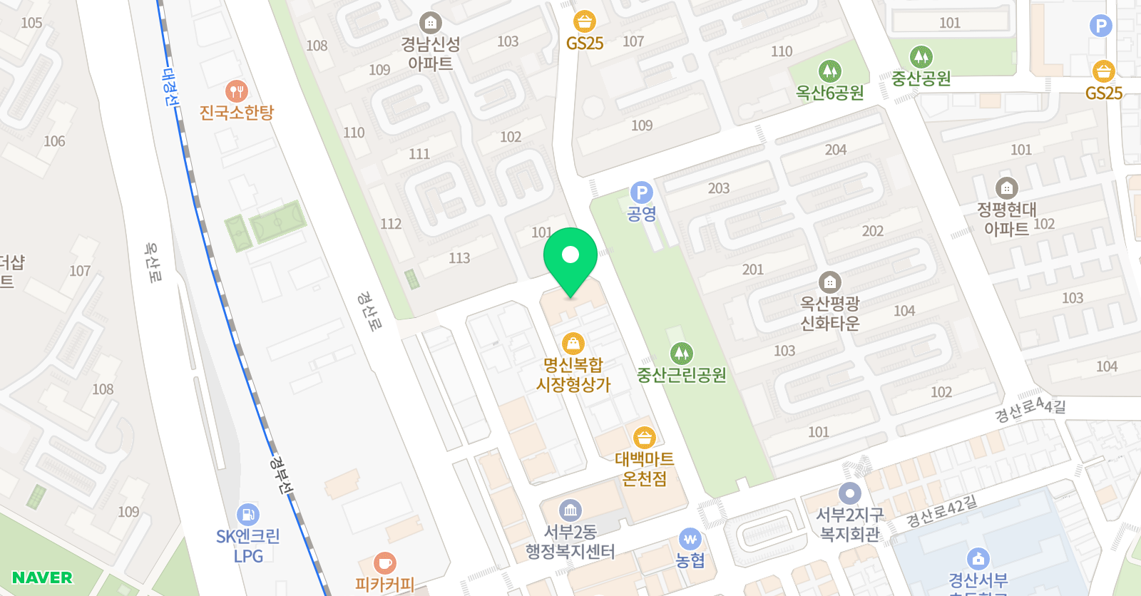 꿈의숲음악학원 위치