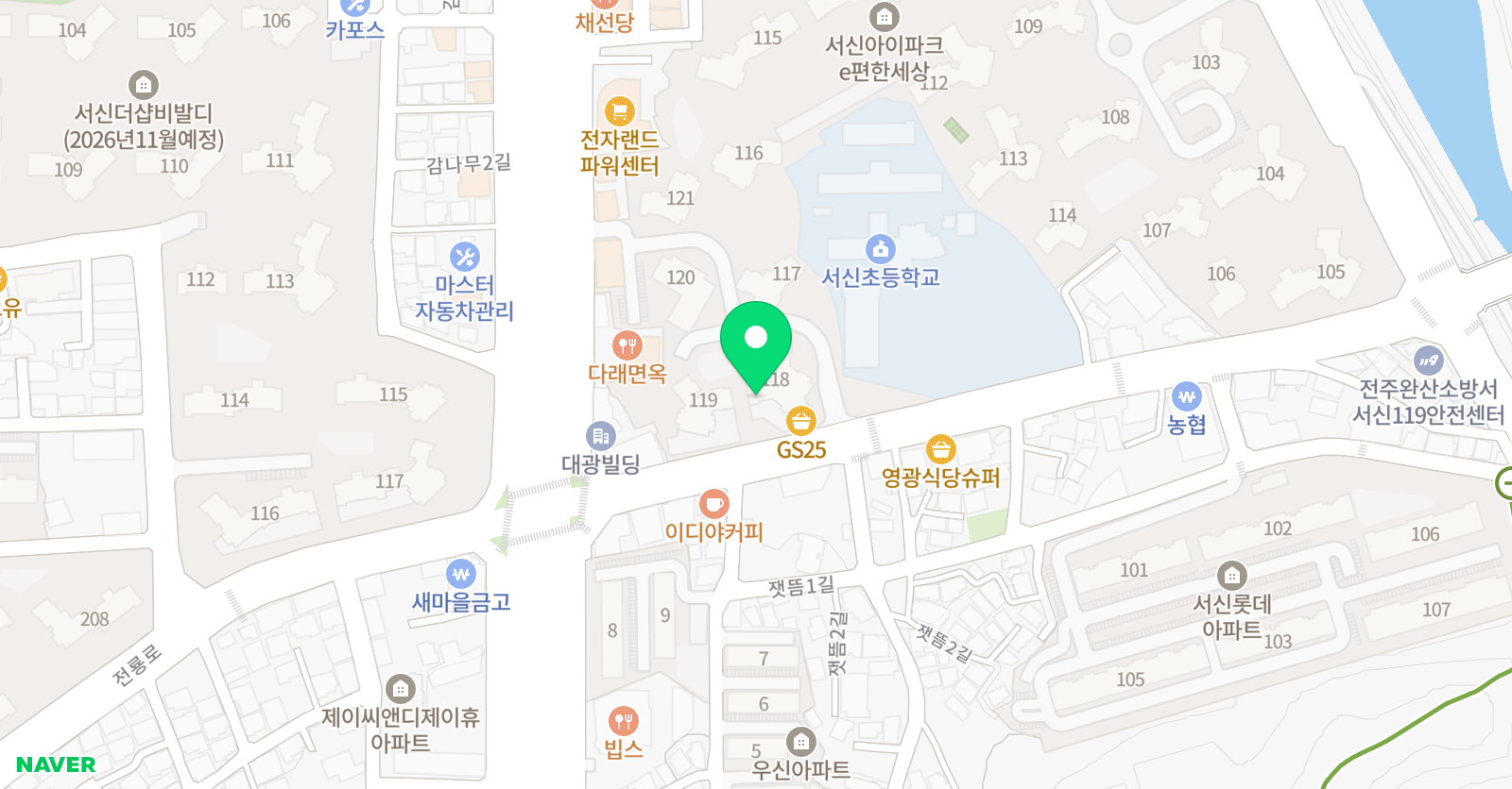 리드인 독서논술 바구멀점 위치