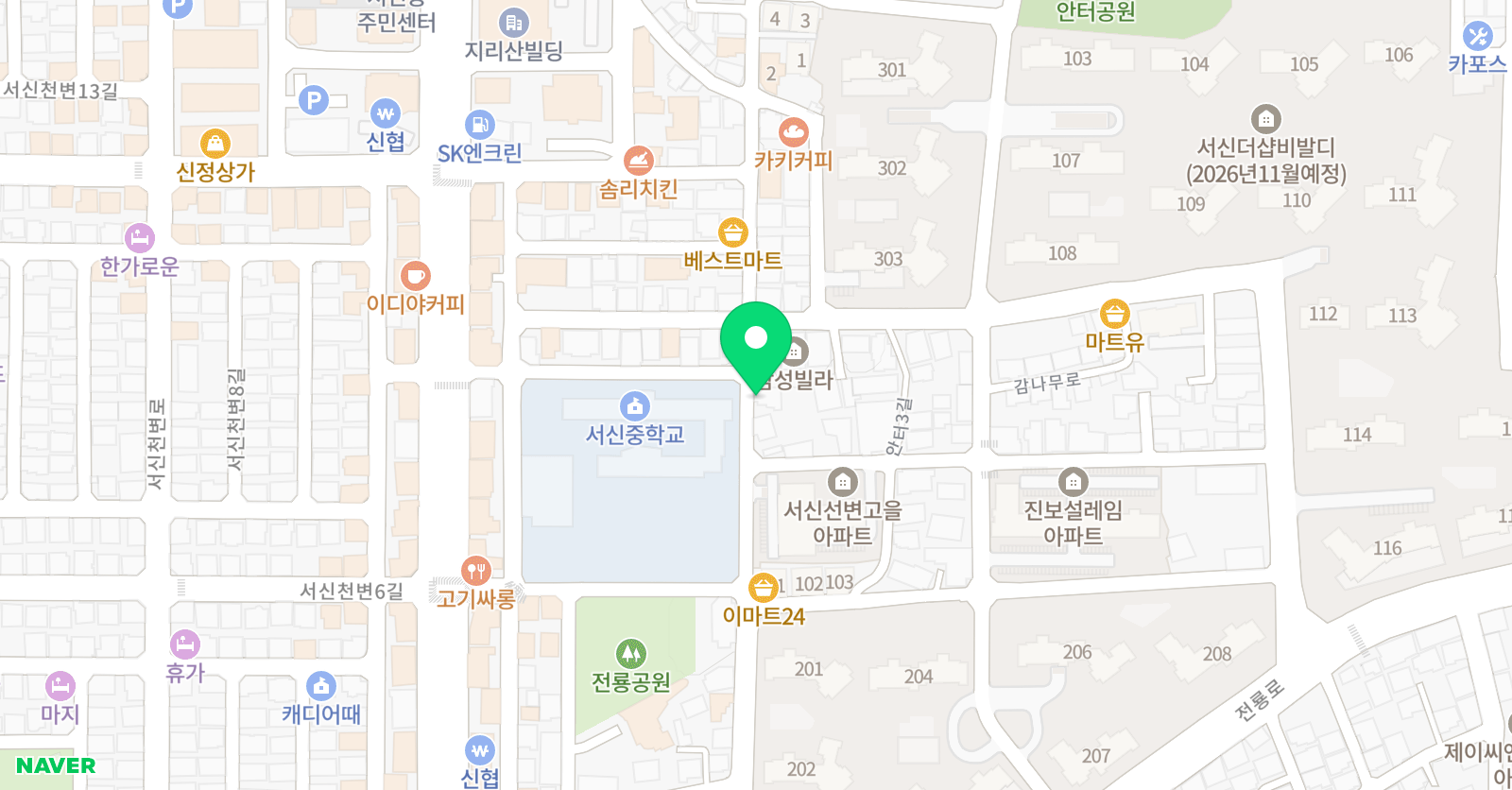 케네디 영어학습관 위치