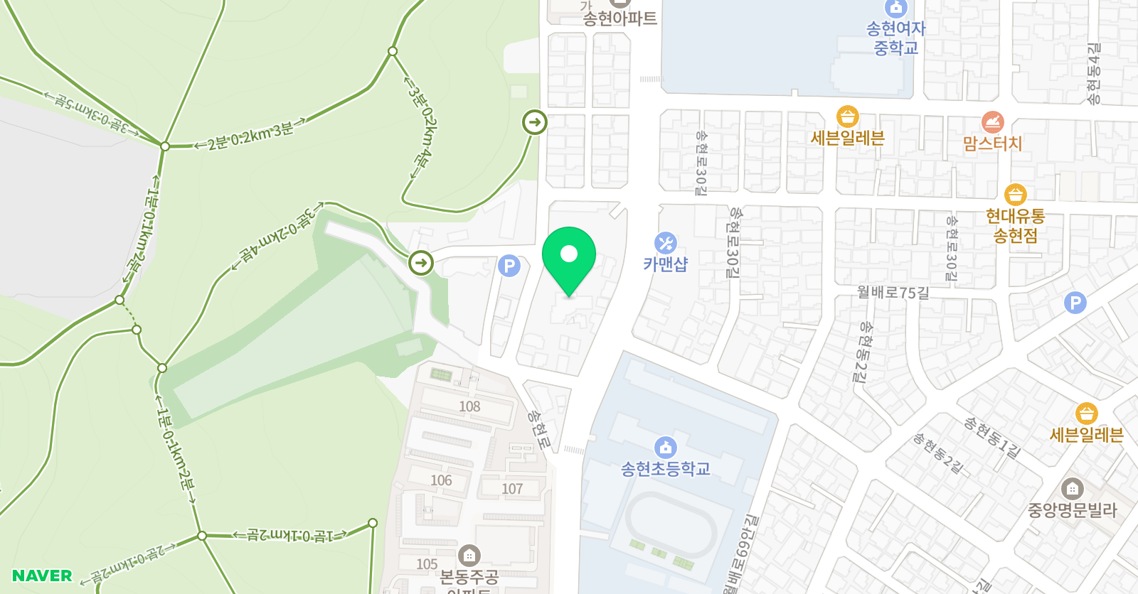 리틀아쿠아파크 위치