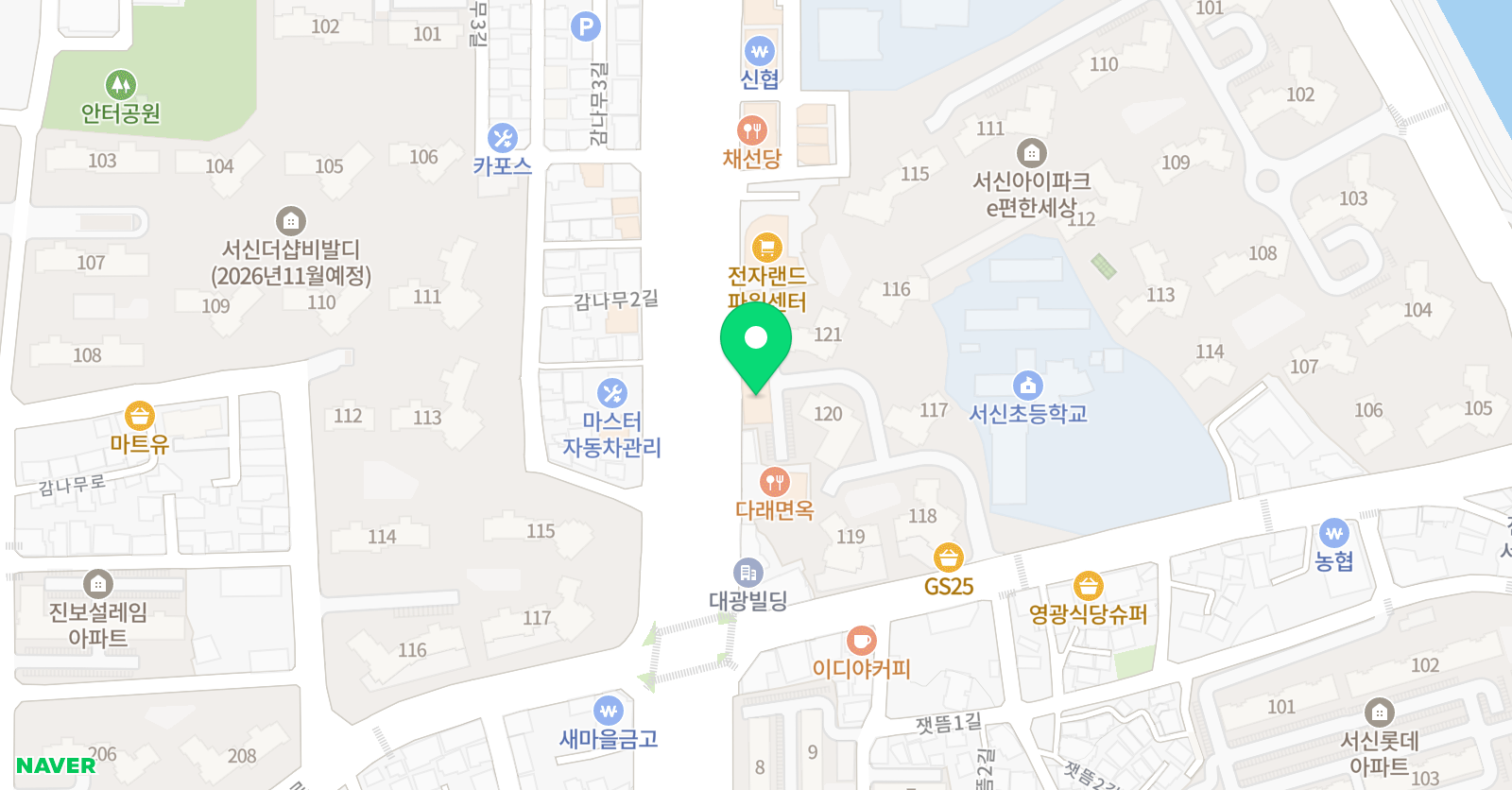 키즈트리 미술학원 위치