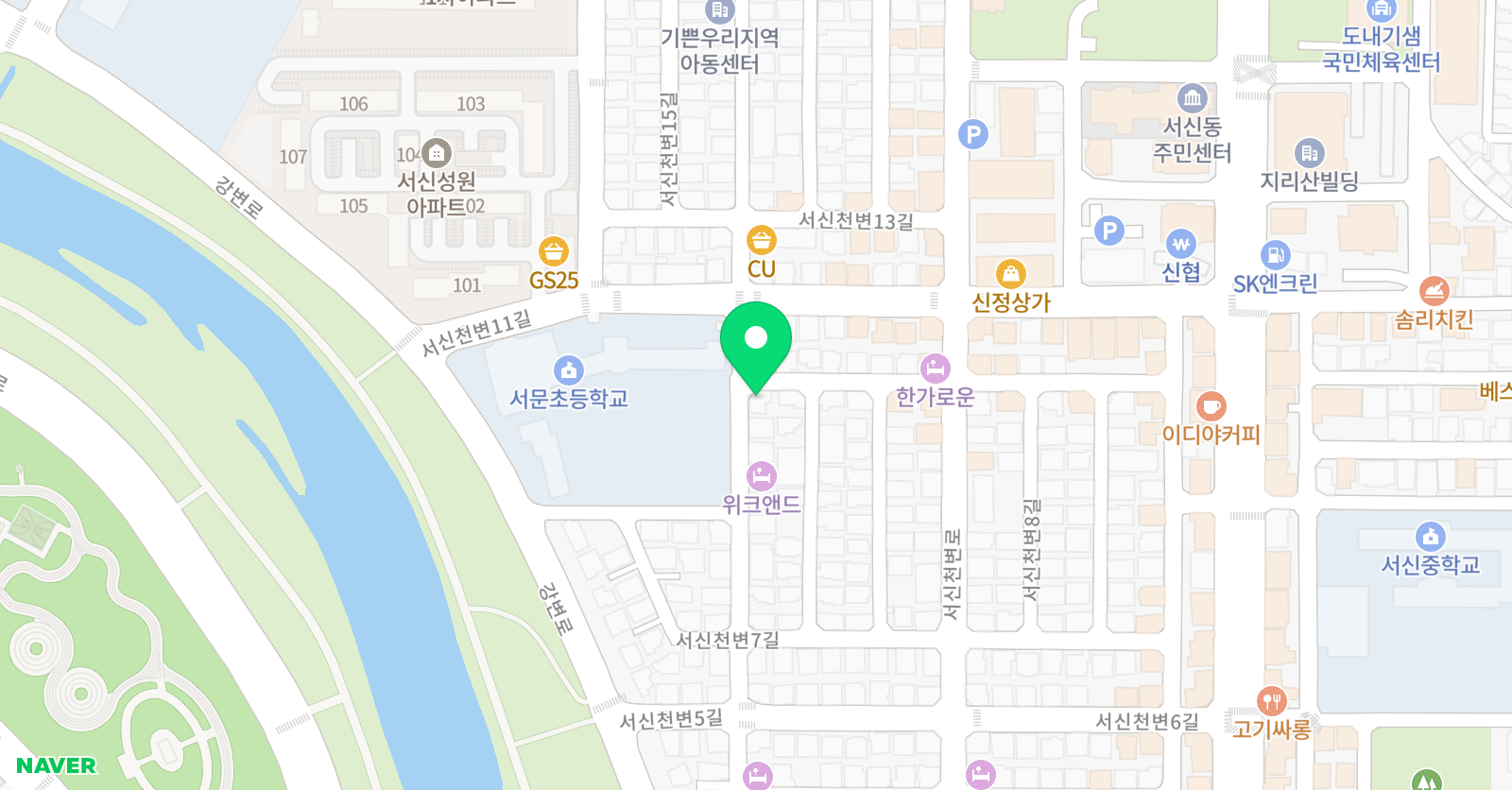 리즈피아노뮤직스튜디오 학원 위치