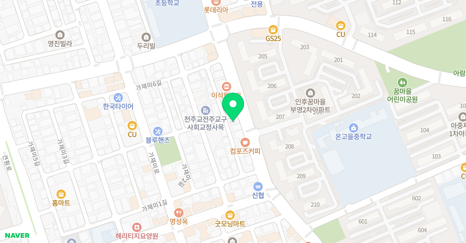 퍼스트 학원 위치