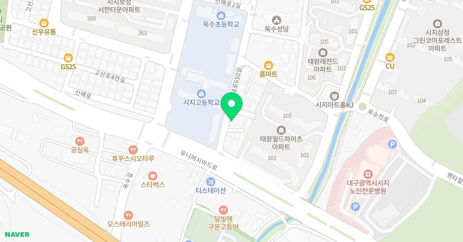 매쓰마스터 수학학원 위치