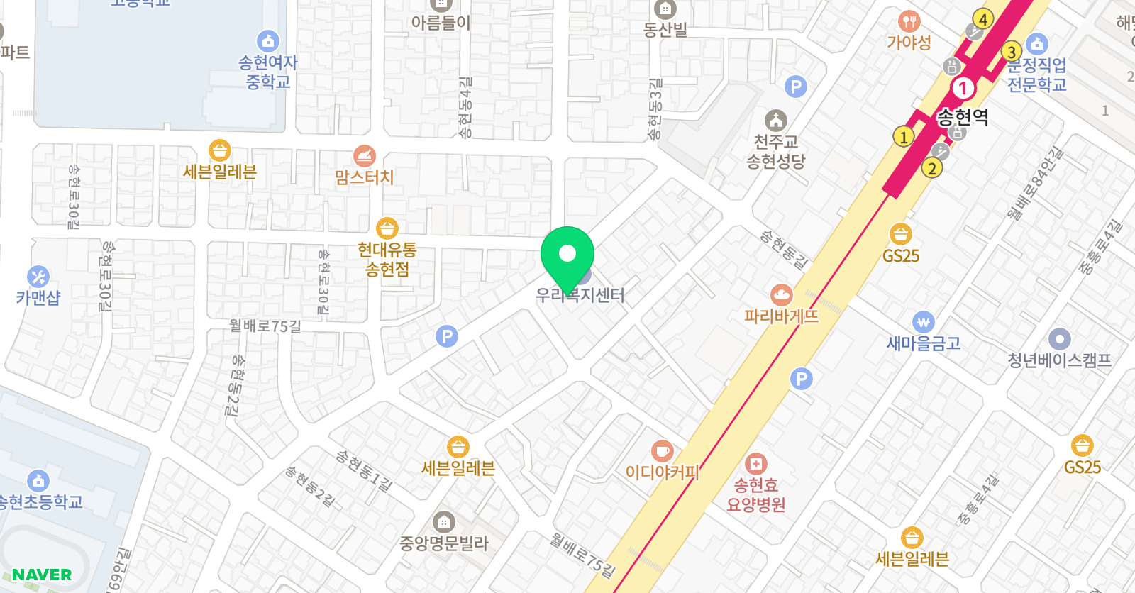 성심 보습학원 위치