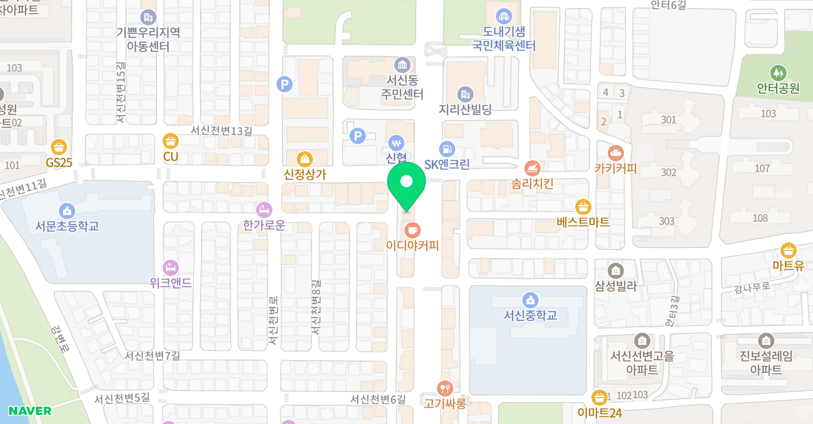 차이홍 중국어 전주지점 위치