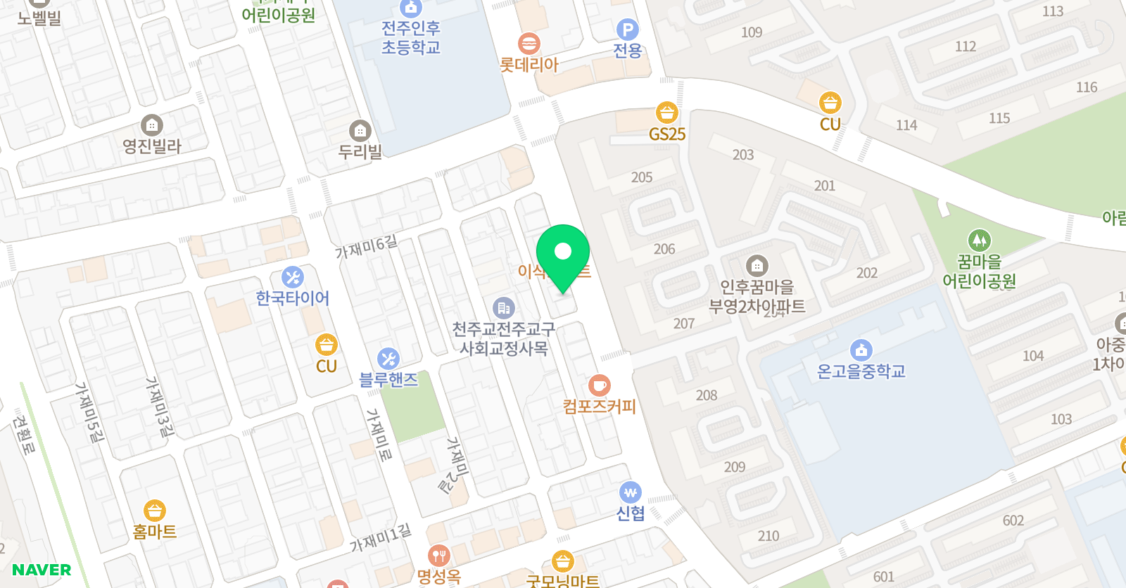 센텀 수학학원 위치