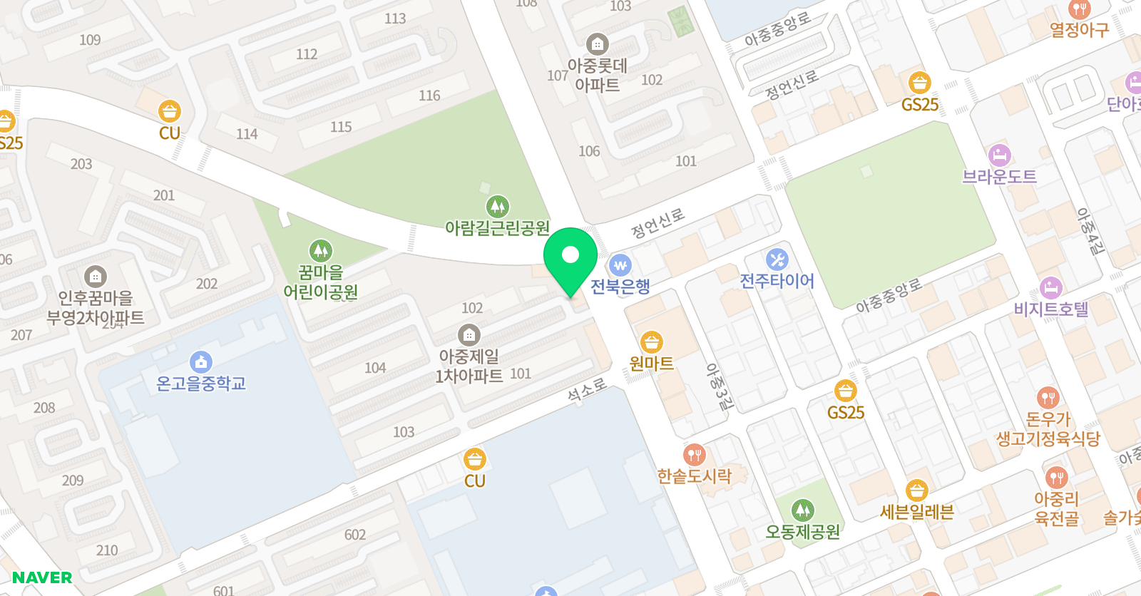 예솔 음악학원 위치