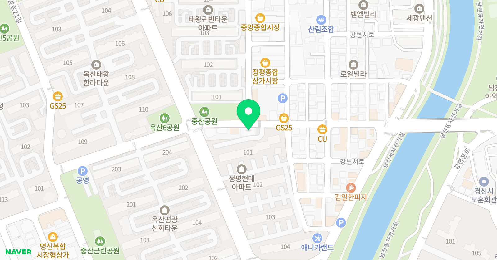 아트잼 음악미술학원 위치