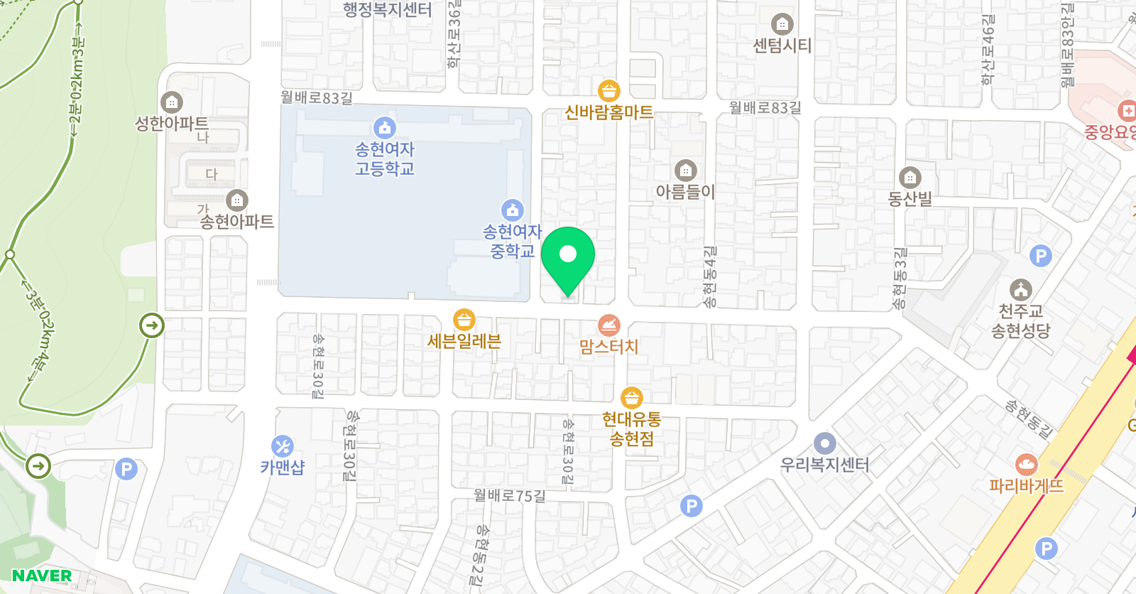 멘토 수학교습소 위치