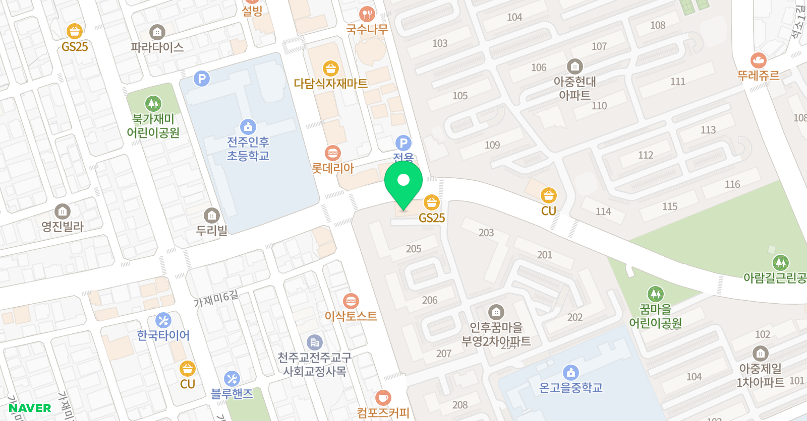 플리 음악학원 위치