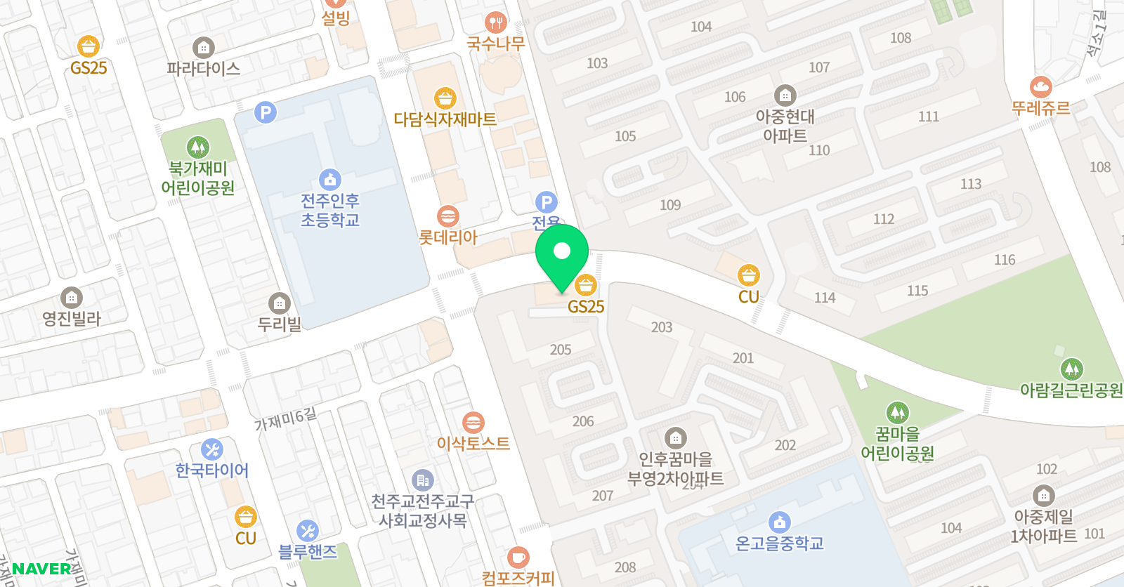 열린 음악학원 위치