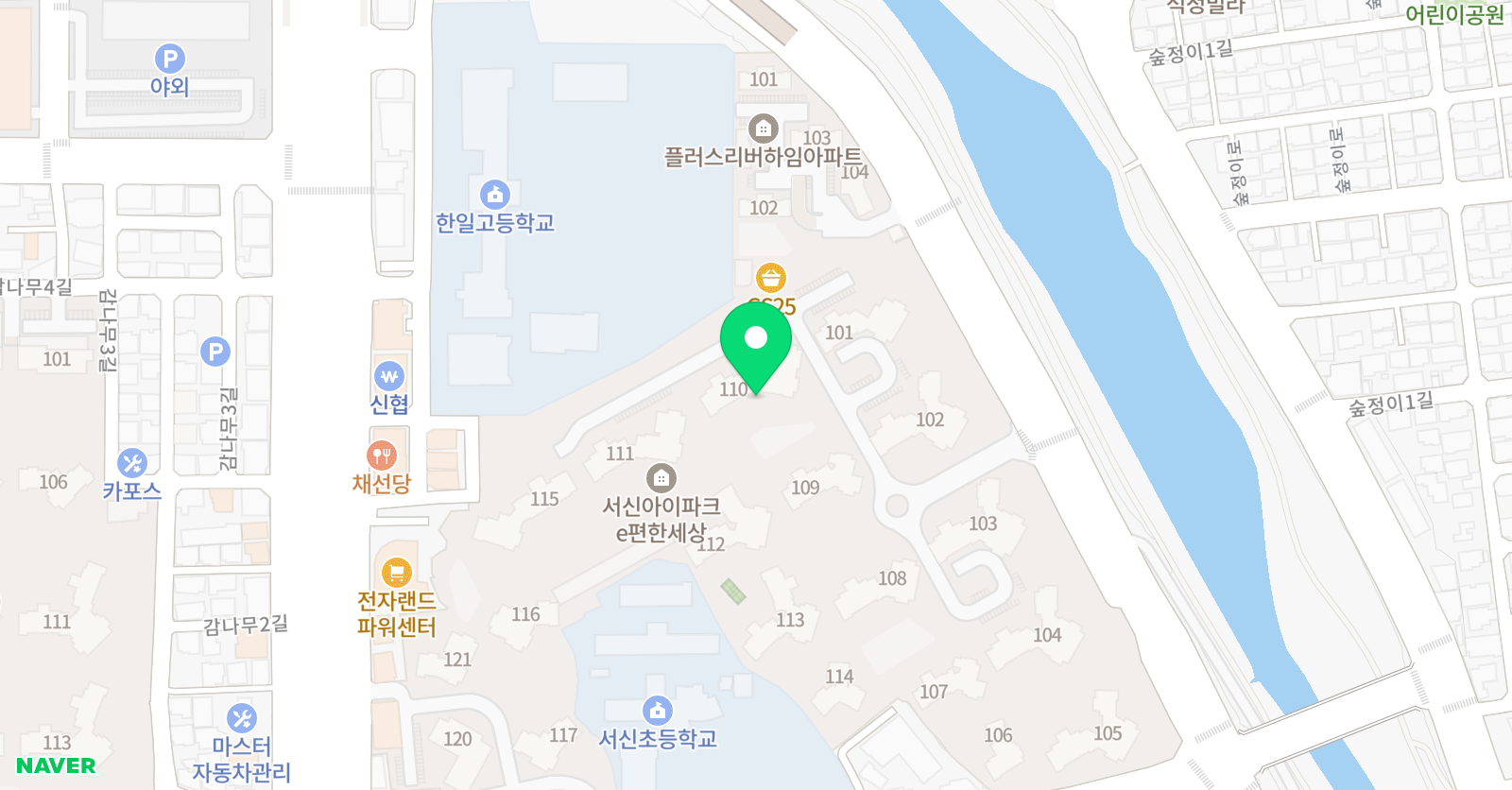 기탄사고력교실 서신아이파크점 위치