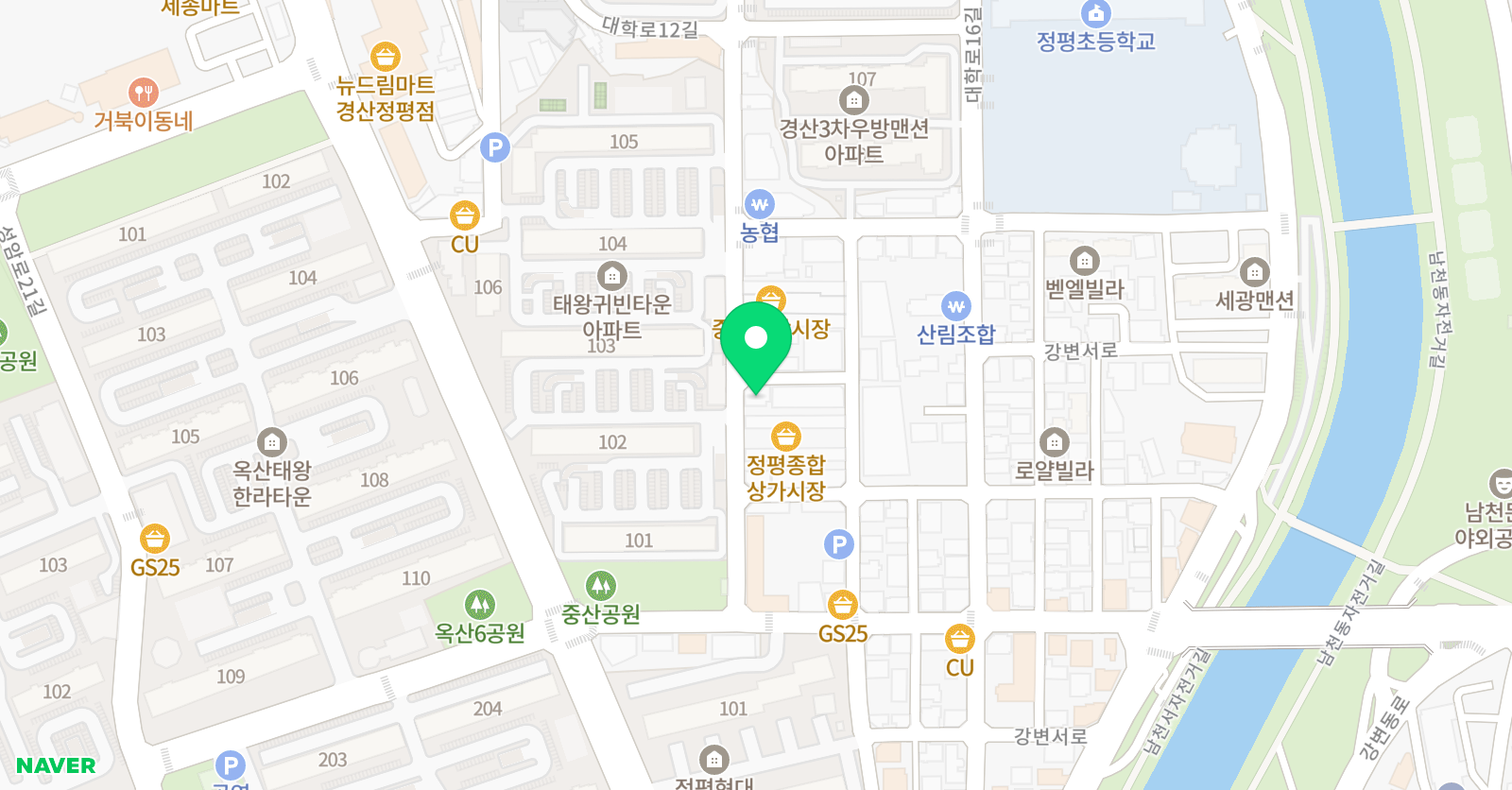 김민 수학교습소 위치