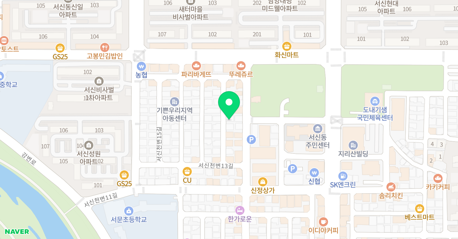 훈민말글 학원 위치