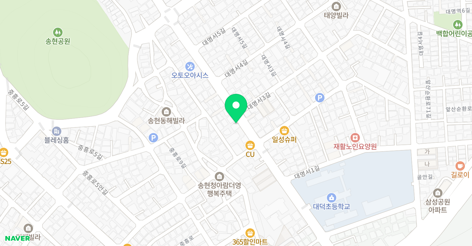 정 코치영어교습소 위치