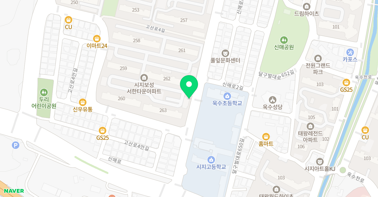 조이엘피아노학원 위치