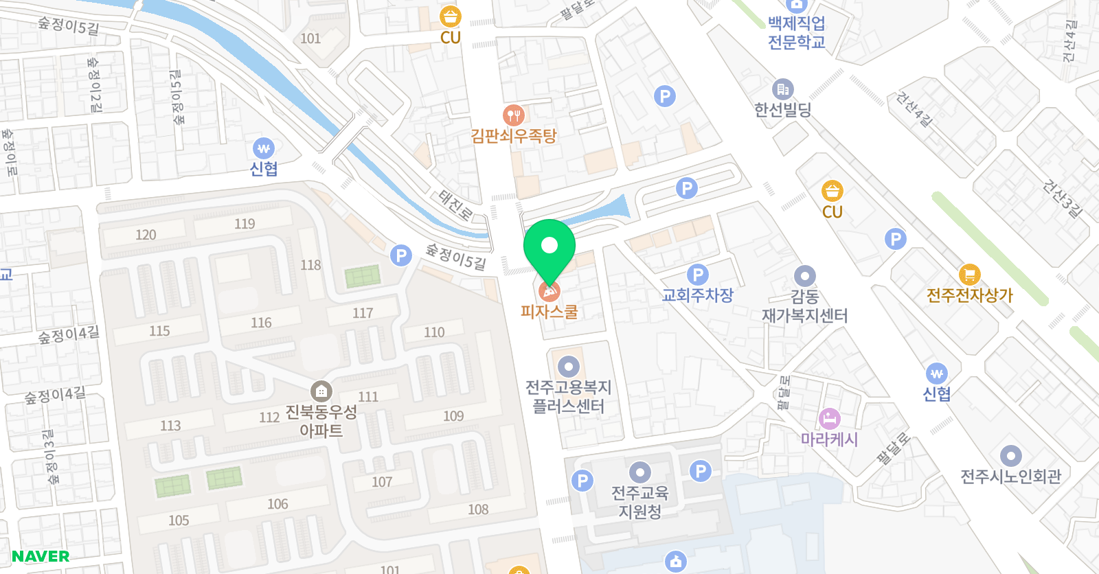 쏠리드 영어수학학원 위치