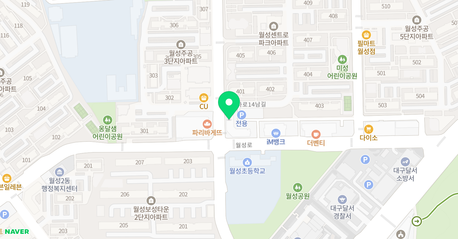 조현 영어수학학원 위치