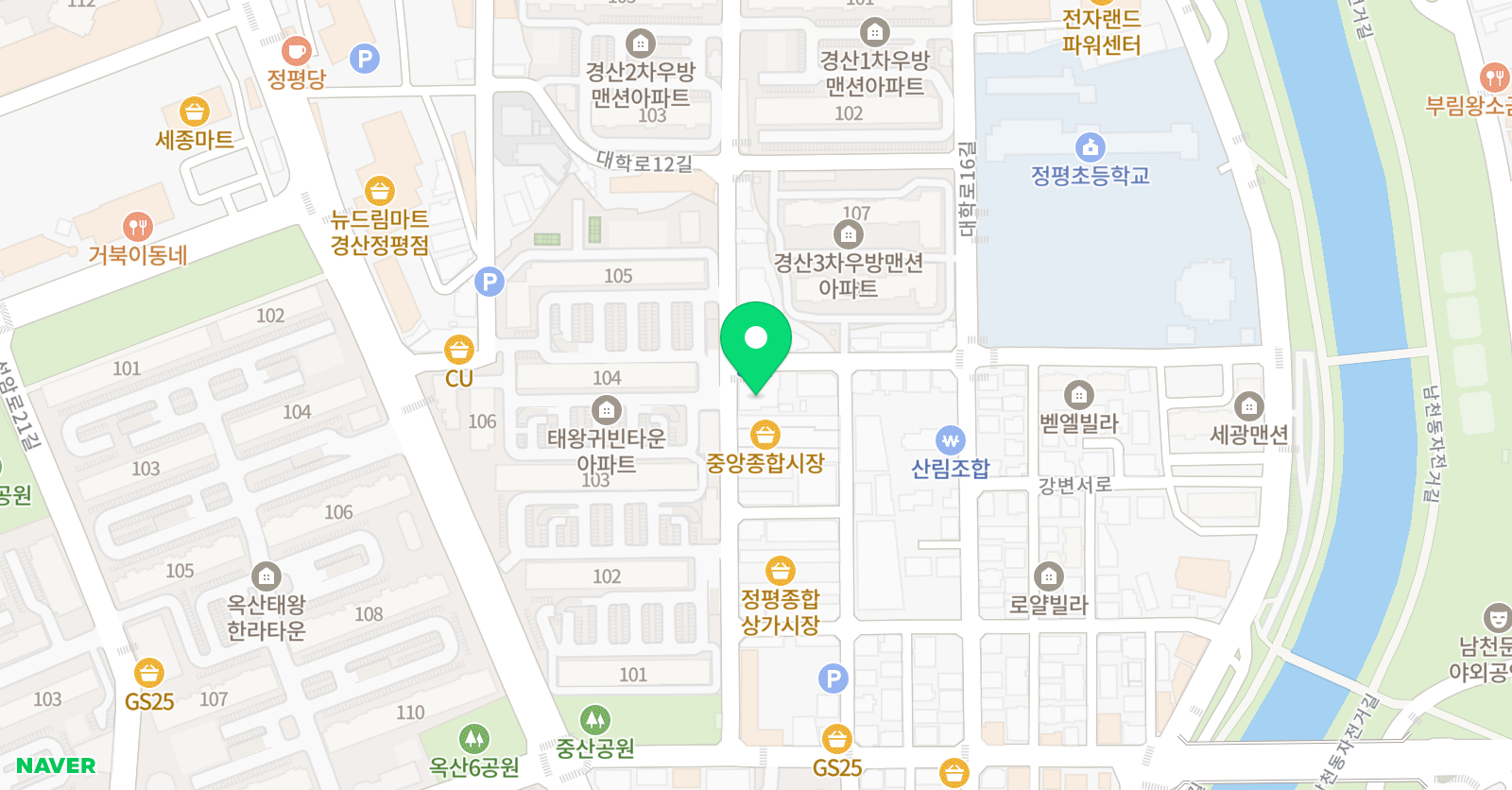 플로우 입시학원 위치
