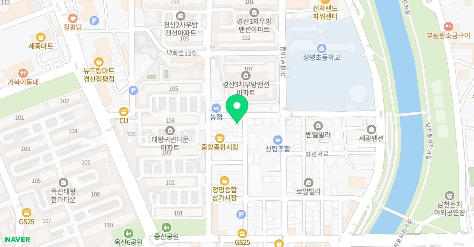 EiE고려대 어학원 경산2캠퍼스 위치